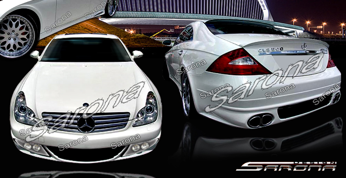 Custom Mercedes CLS Body Kit  Sedan (2005 - 2011) - $2100.00 (Manufacturer Sarona, Part #MB-039-KT)